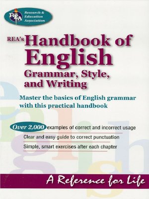 cover image of REA's Handbook of English Grammar, Style, and Writing